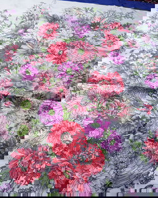 Rezervat Esarfa florala fina