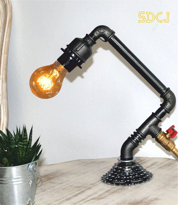 lampa steampunkdesigncj, lampa steampunk, corp de iluminat