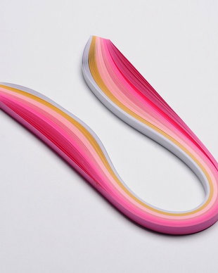 Hartie Quilling roz gradual