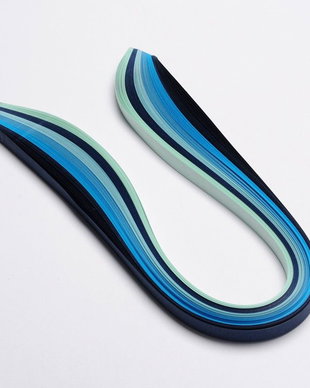 Hartie Quilling albastru gradual