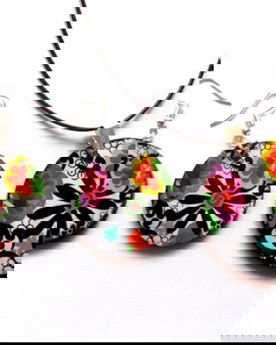 set bijuterii lemn 40680