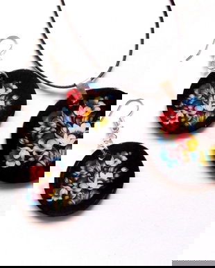 set bijuterii lemn 40682