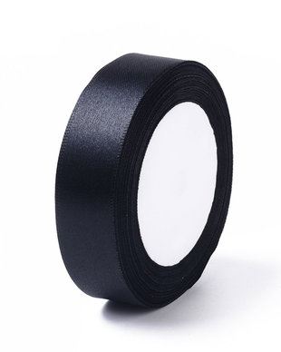 Panglica satin negru