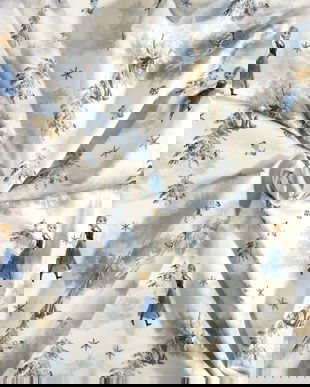 !imediat!Jerse buclat (french terry) - de la 58x90cm - elastic, Ana, Olaf, Sven, Frozen, cod C2