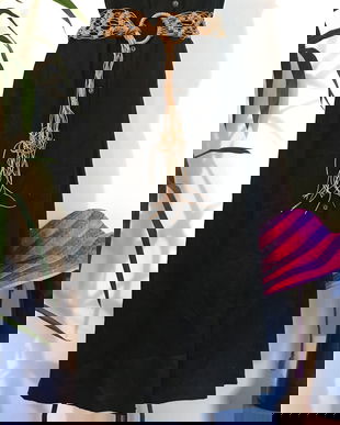 Rochie in negru cu cordon sfoara