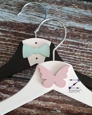 Umerase miri cu fluture si papion, umerase nunta fluture, umerase nunta personalizate, umerase miri elegante, umerase miri papion