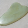 Piatra Gua Sha pentru masaj din Jad aprox 4x54x86.5 mm