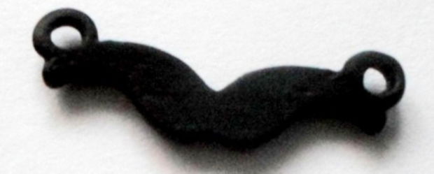 Link metalic mustata neagra