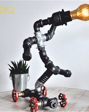 lampa skateboard steampunkdesigncj, lampa steampunk, corp de iluminat