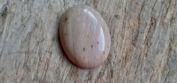 Cabochon rodonit roz prafuit, 40x30 mm