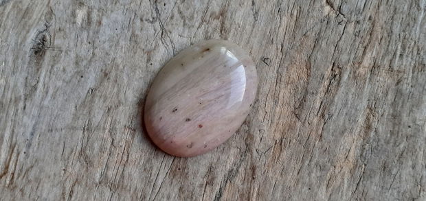 Cabochon rodonit roz prafuit, 40x30 mm