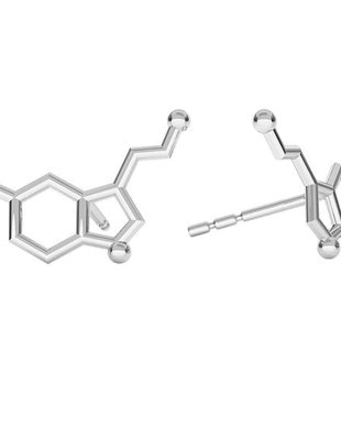 Cercei "serotonina", argint 925