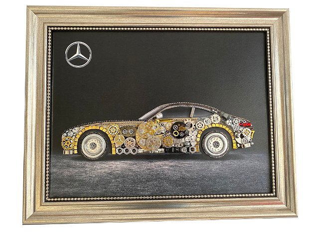 Mercedes Benz Cod M 562-Steampunk Art-Industrial Decor Vintage-Bijuterii steampunk-Cadouri Barbati-The power of love
