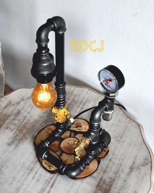 lampa 2 brate steampunkdesigncj, lampa steampunk, corp de iluminat