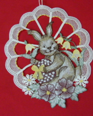 Broderie decor perete 22 cm
