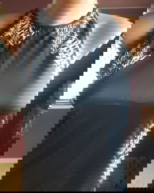 TOP ORIGINAL GIANFRANCO FERRE MARIME 44 IT,NOU,AMBALAJ ORIGINAL