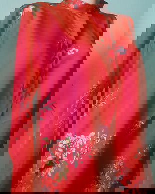 Bluza/tunica saten imprimeu