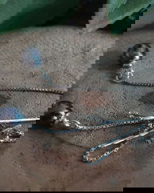 Cercei foarte fini din lantisor de argint 925 si perle de cultura negre