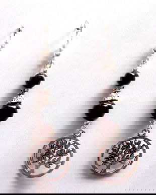 cercei onix cu arborele vietii 40693