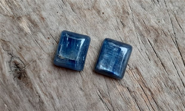 Cabochoane kianit/kyanite, 12x10 mm (2 buc)