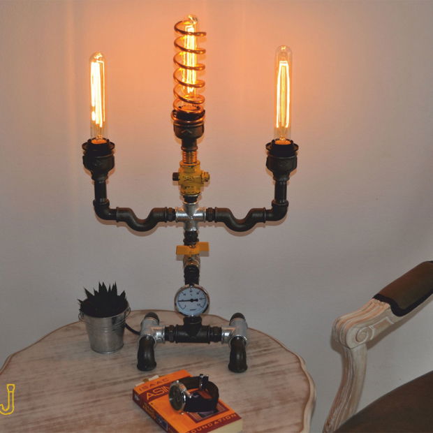 lampa sfesnic steampunkdesigncj, lampa steampunk, corp de iluminat