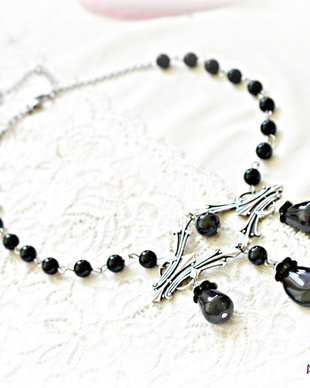 Colier choker cu onix