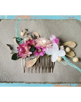 Pieptene floral - accesoriu păr