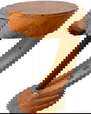 Comoda Art Deco din lemn masiv furniruit cu artar