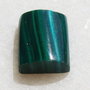 Cabochon malachit NATURAL aprox 4x8x10 mm