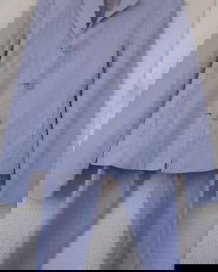 Costum sacou cu pantaloni 3/4 din in