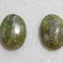 (2 bucati) Cabochon jad NATURAL netratat aprox 6x13x18 mm