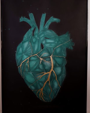 Tablou "Emerald Heart"