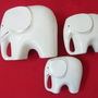 Set 3 elefanti portelan