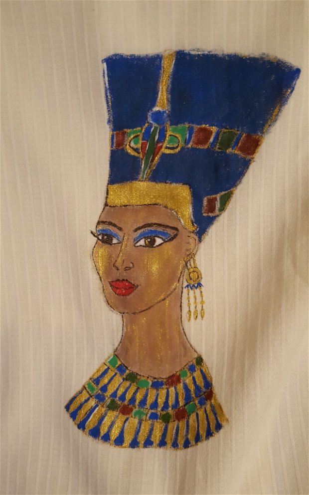 Rochie pictata Nefertiti
