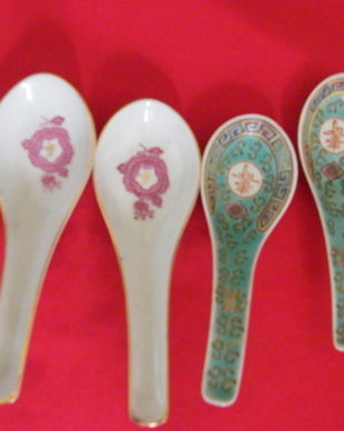 Set 4 linguri portelan China