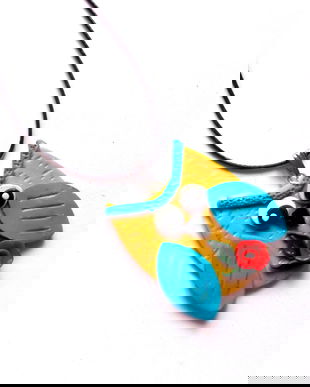 Colier fimo cu bufnita 40762
