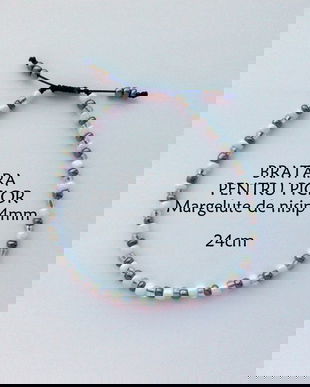 Anklet*Bratara pentru picior*Margelute de nisip*Bratara reglabila*Bratara glezna