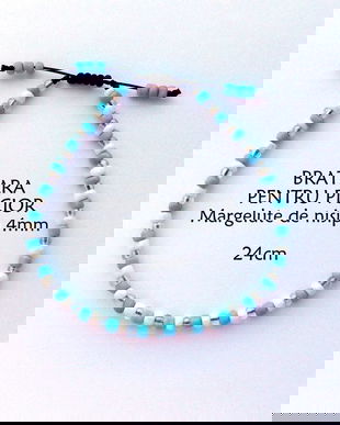 Anklet*Bratara pentru picior*Margelute de nisip*Bratara reglabila*Bratara glezna