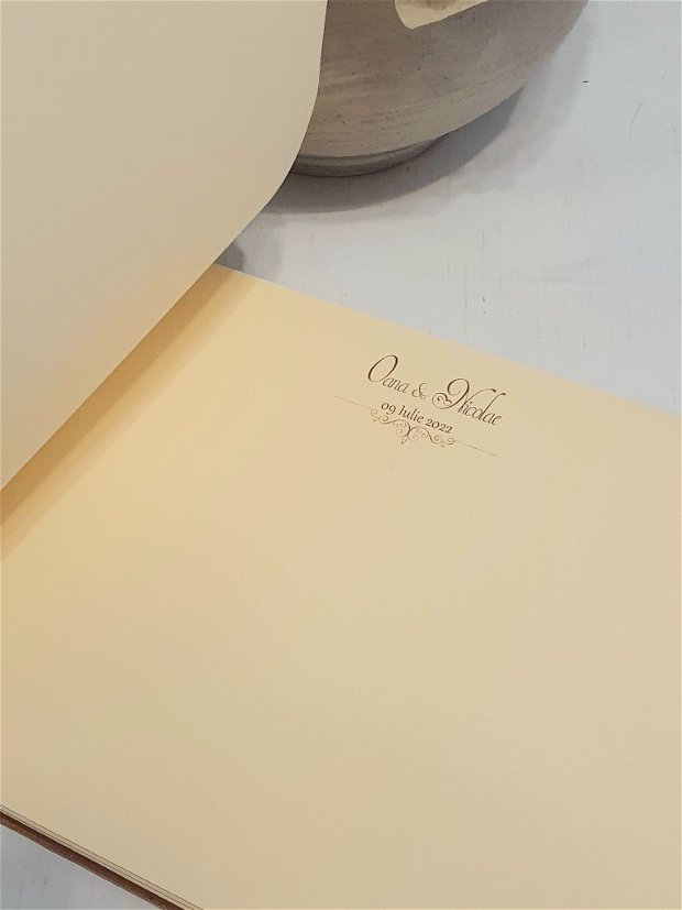 Guestbook / carte de oaspeti pentru nunta, format A5