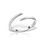 Inel reglabil minimalist, argint 925