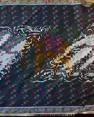 Esarfa matase naturala India