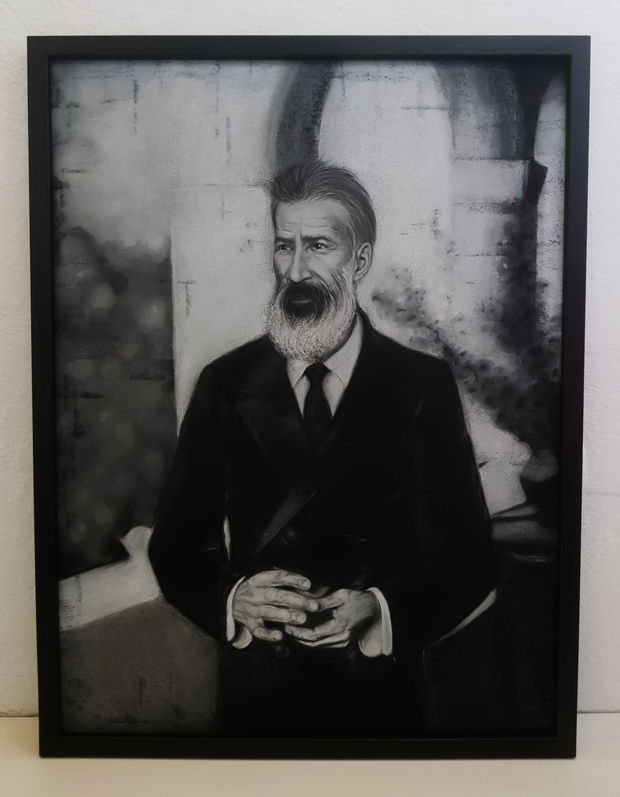 Tablou portret Constantin Brancusi