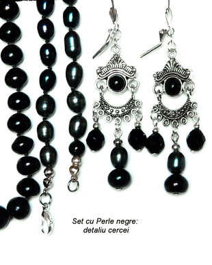 Set cu Perle negre (168)
