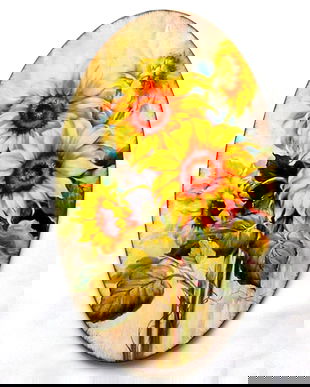 Tablou pe lemn cu floarea soarelui 40629