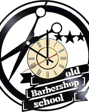 OLD BARBERSHOP- ceas de perete