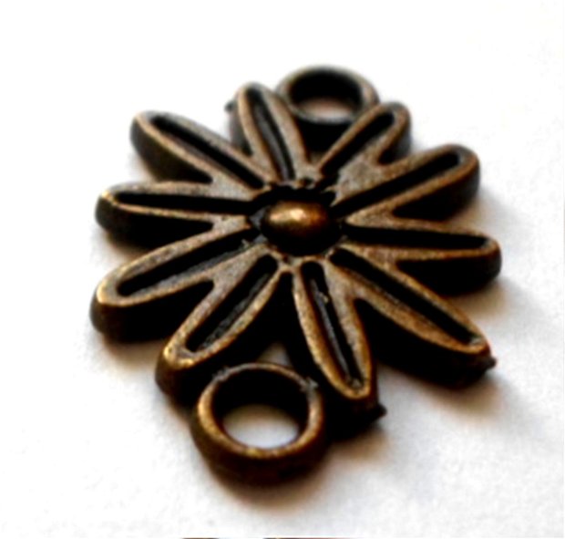 Link metalic floare bronz