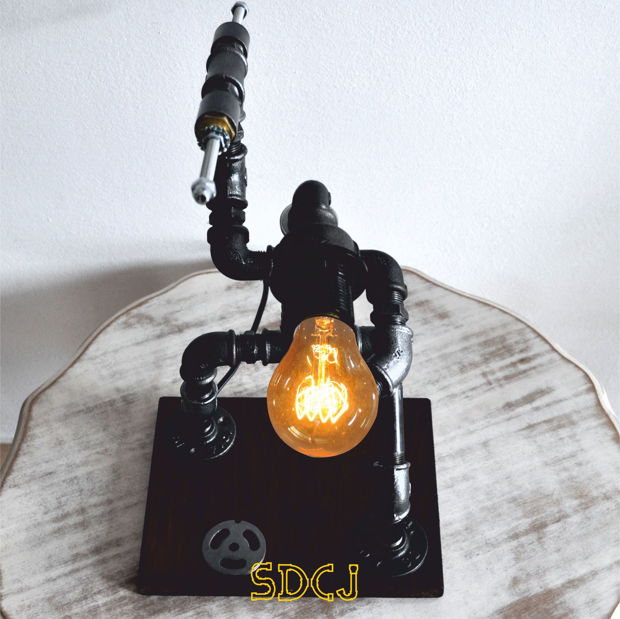 lampa sulitas steampunkdesigncj, lampa steampunk, corp de iluminat