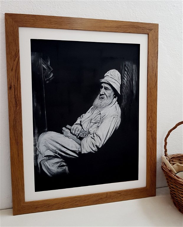 Tablou portret Constantin Brancusi