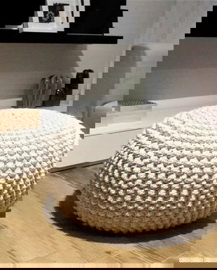 Taburet, Taburet crosetat, Perna crosetata, Perna decorativa, Bean bag, Bean bag crosetat