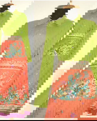 Camasa noua, verde crud, din bumbac